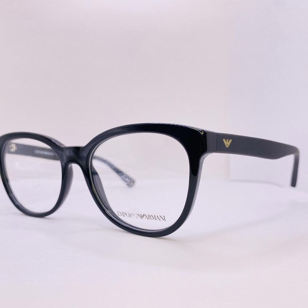 Emporio Armani Eyeglass Frames EA 3105 5017 54 [] 18 140 Black Rubber No Defects